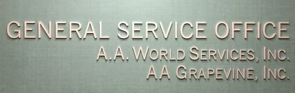 A.A. General Service Office logo