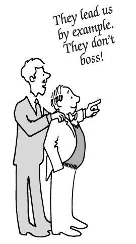 Lead by example image