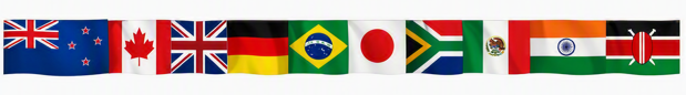 International A.A. flags